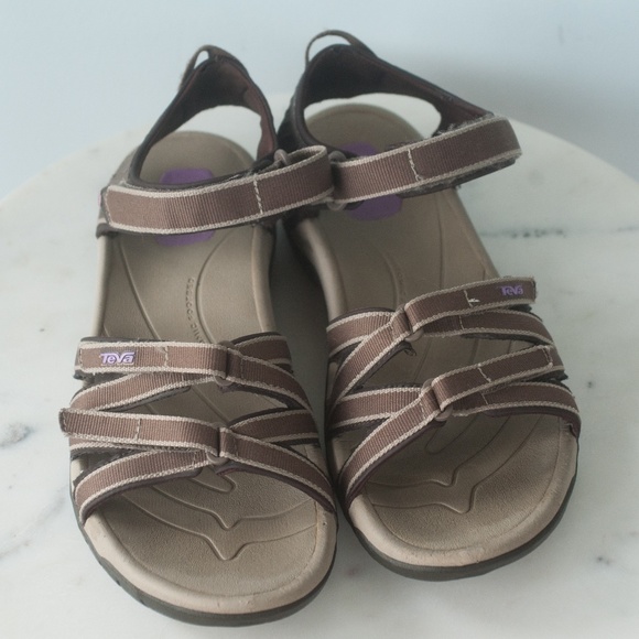 SOLD TEVA Tirra Brown Strappy Hiking Sandals - Picture 3 of 11